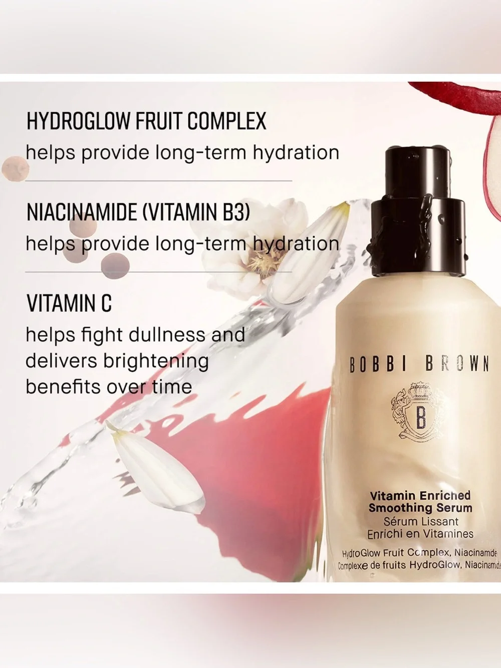 BOBBI BROWN Vitamin Enriched Smoothing Serum with Niacinamide + Vitamin C